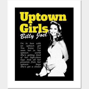 Uptown Girls billy joel vintage Posters and Art